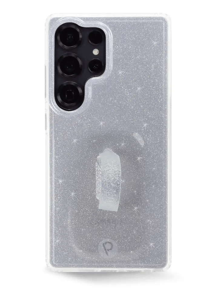 Clear Sparkle Silver