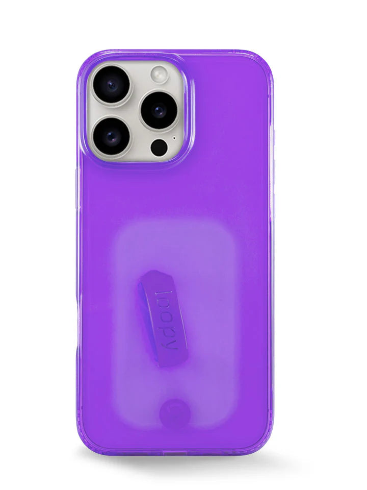 Clear Neon Purple