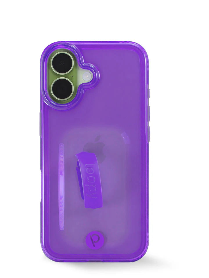Clear Neon Purple