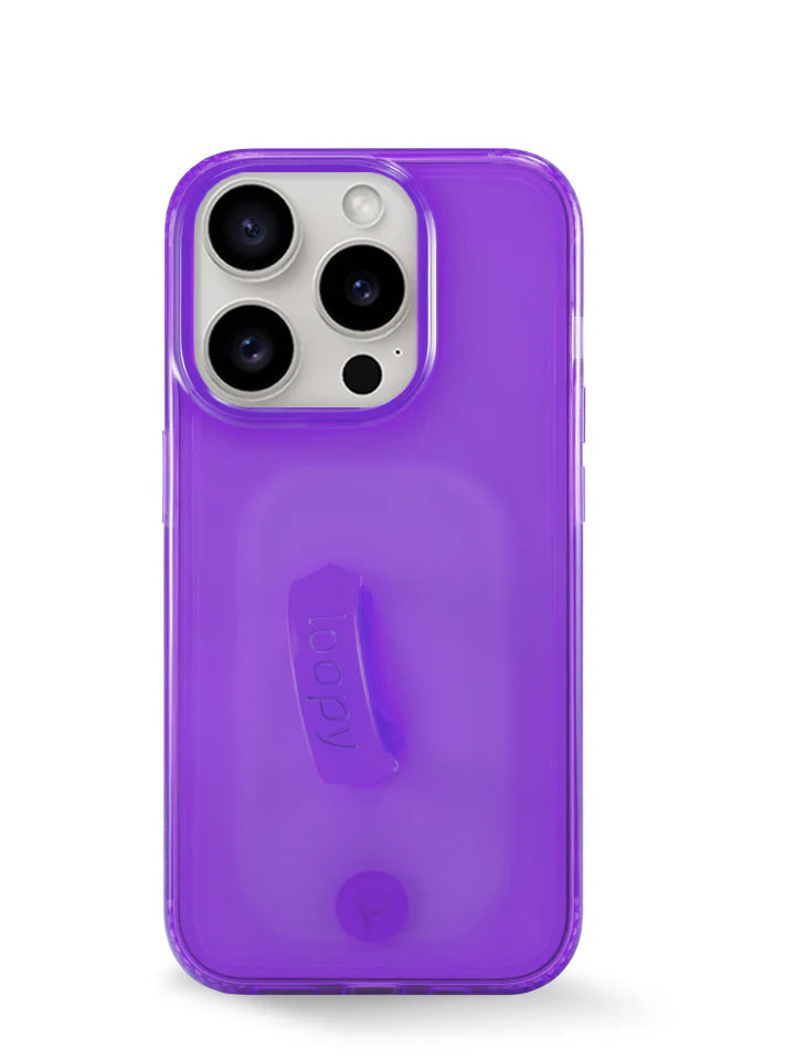Clear Neon Purple