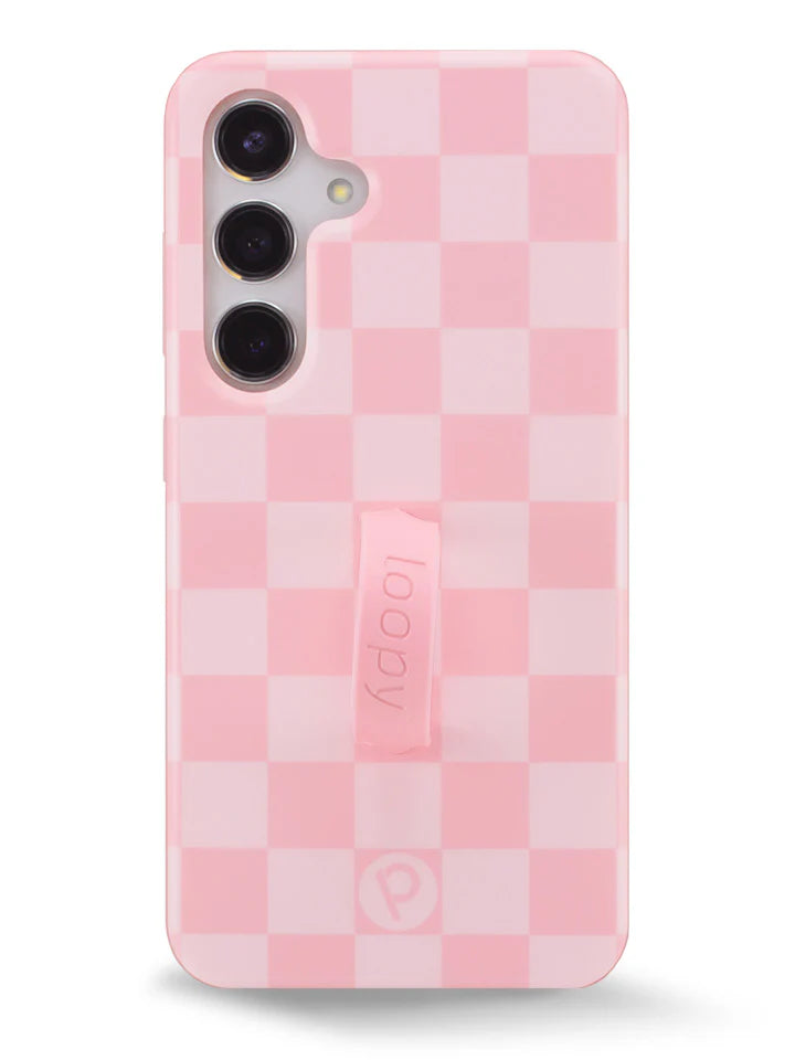 Blush Checkered
