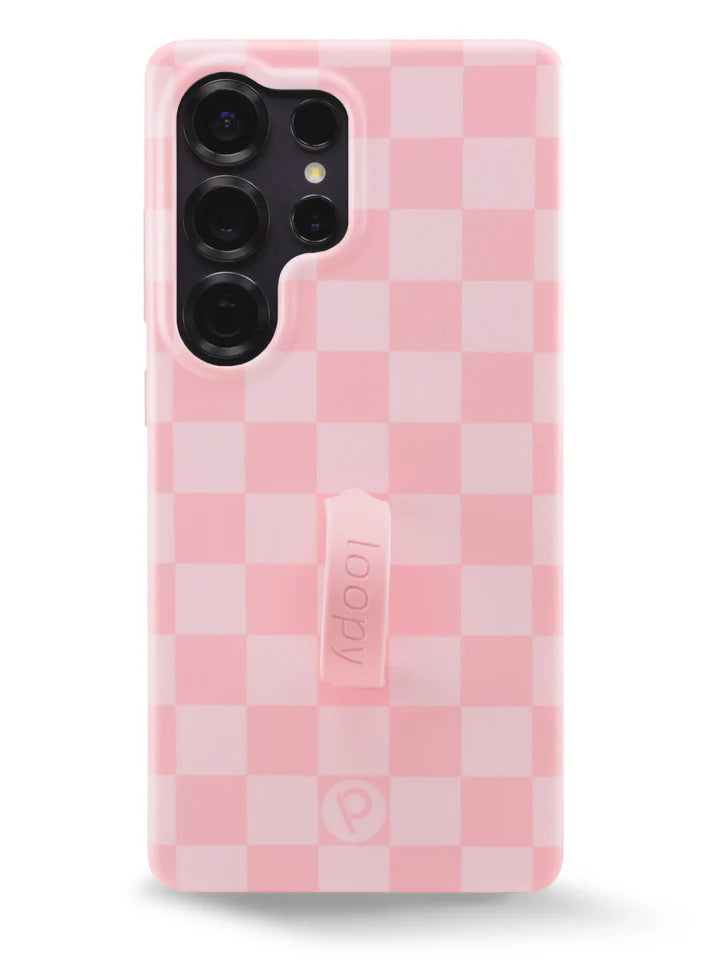 Blush Checkered