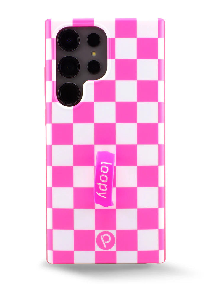 Pink Checkered