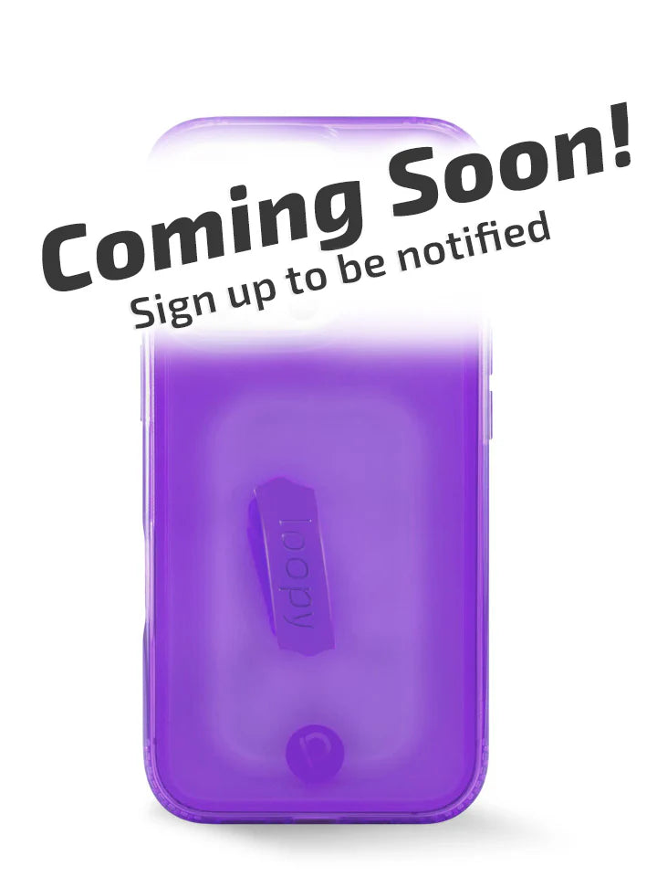 Clear Neon Purple