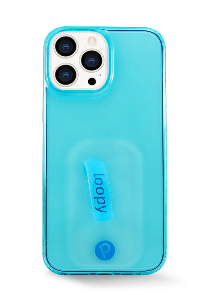 Clear Neon Blue