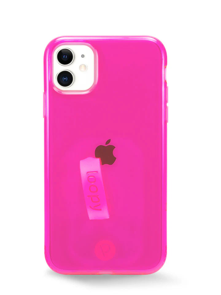 Clear Neon Pink