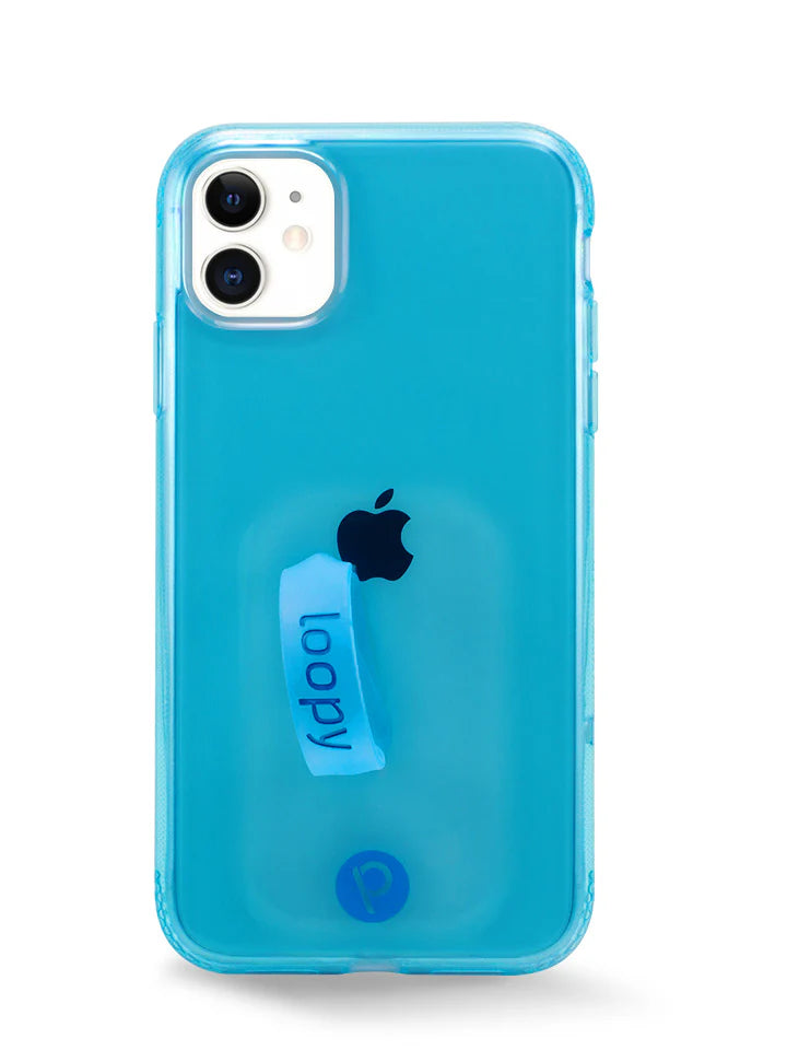 Clear Neon Blue