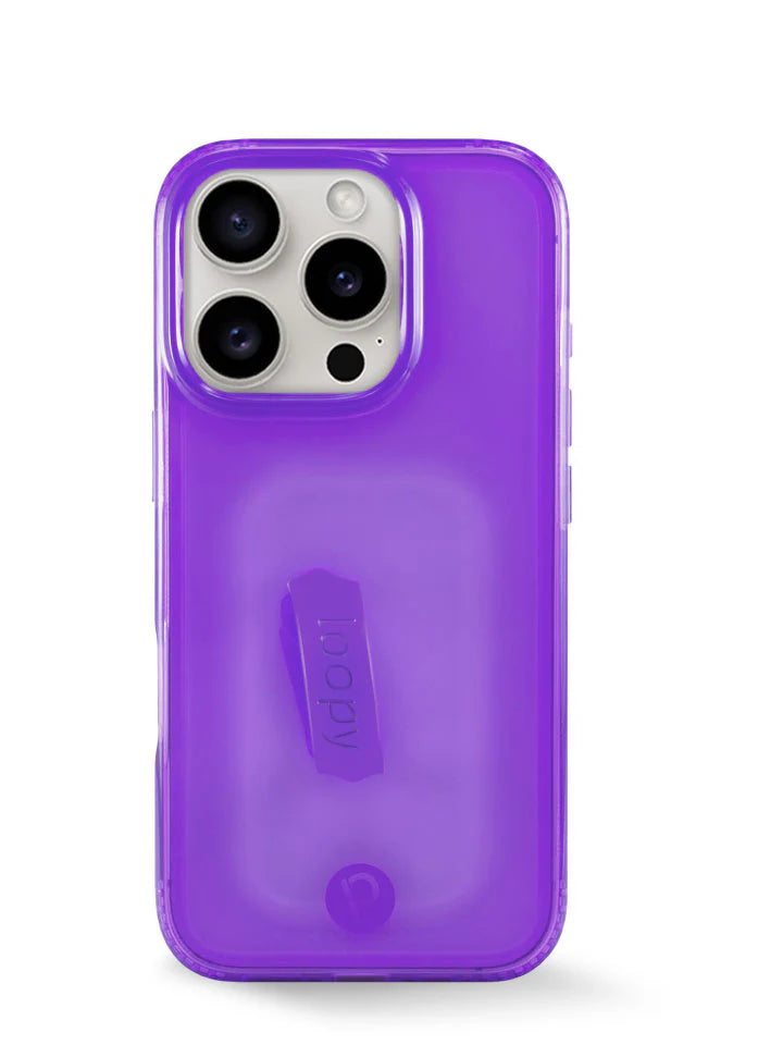 Clear Neon Purple