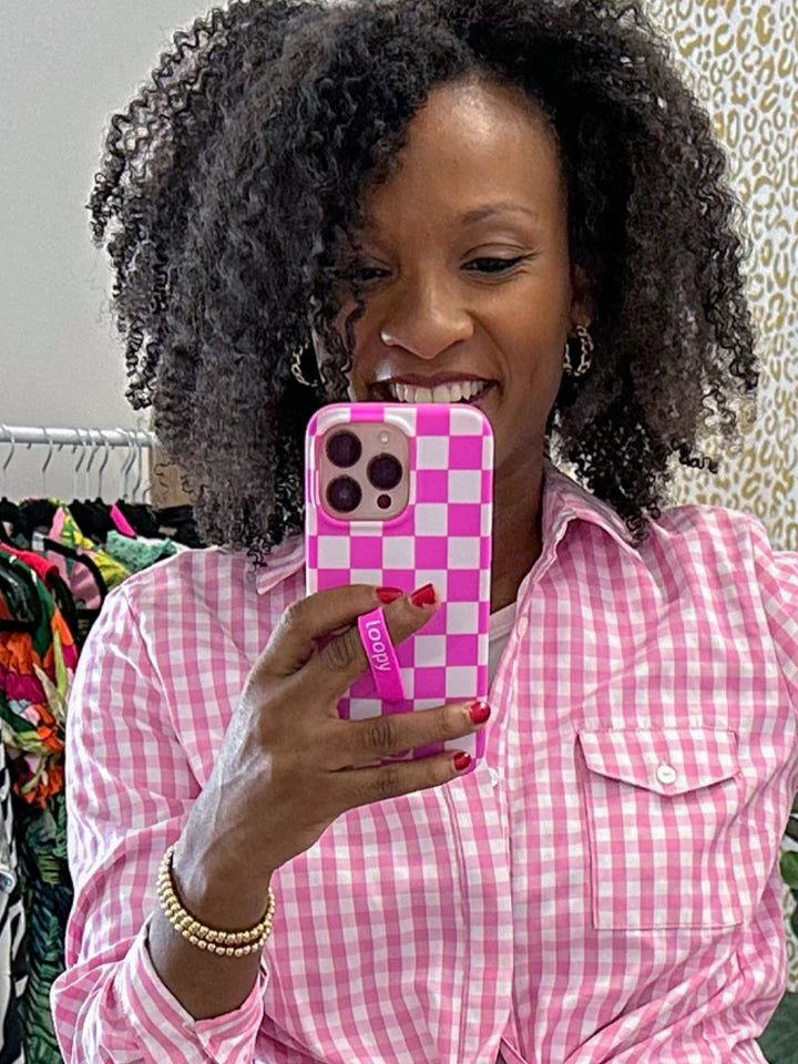 Pink Checkered