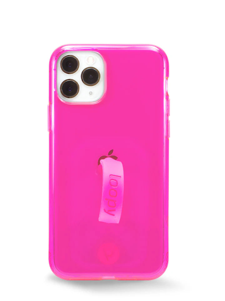 Clear Neon Pink