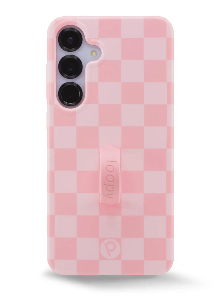 Blush Checkered