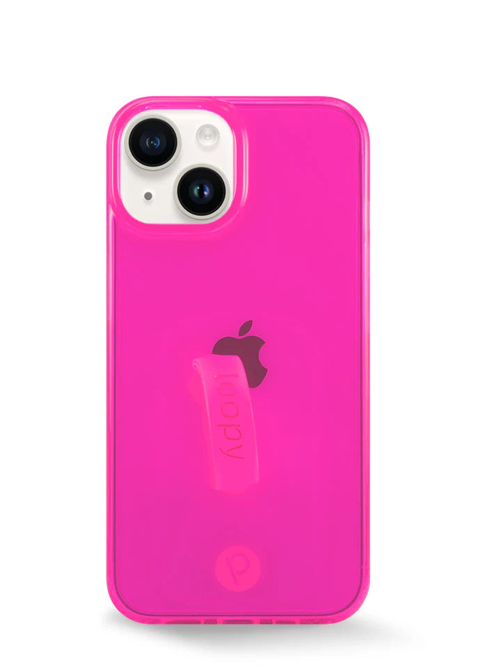 Clear Neon Pink