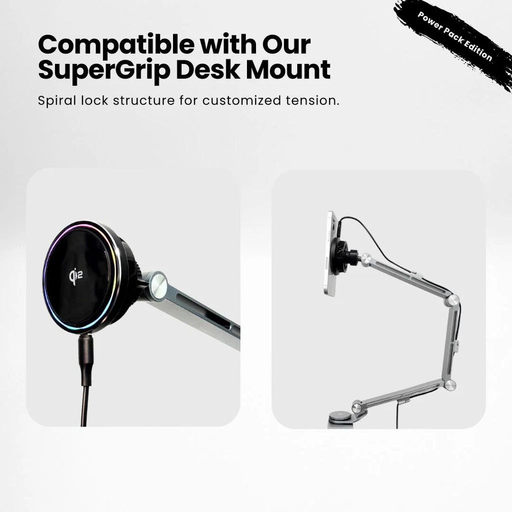 SuperGrip Desk Mount: Phone & Tablet
