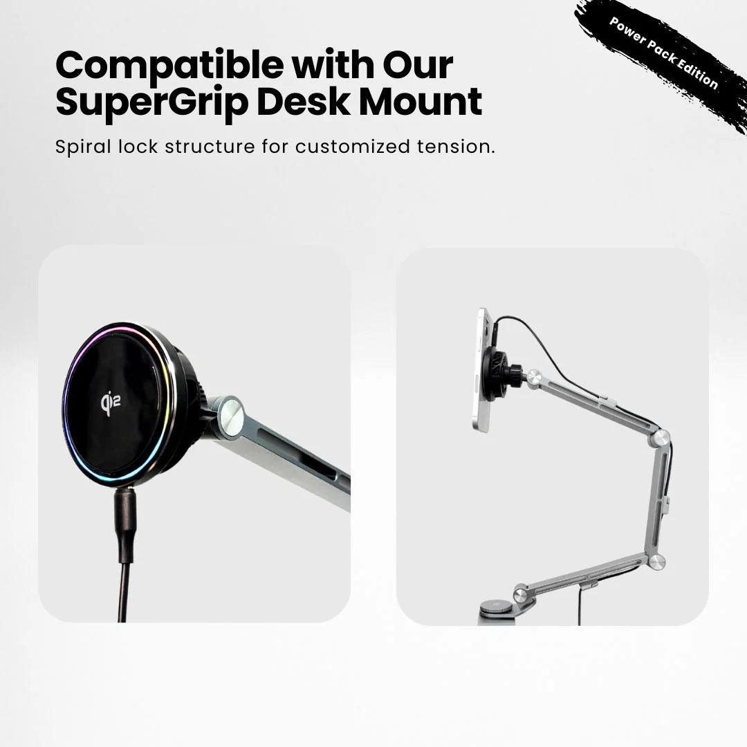 SuperGrip Desk Mount: Phone & Tablet