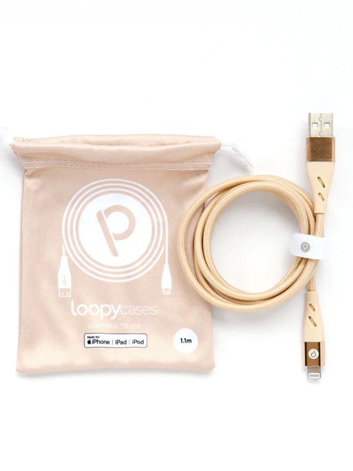 Loopy Charging Cables - Lightning to USB-A (1.1m)