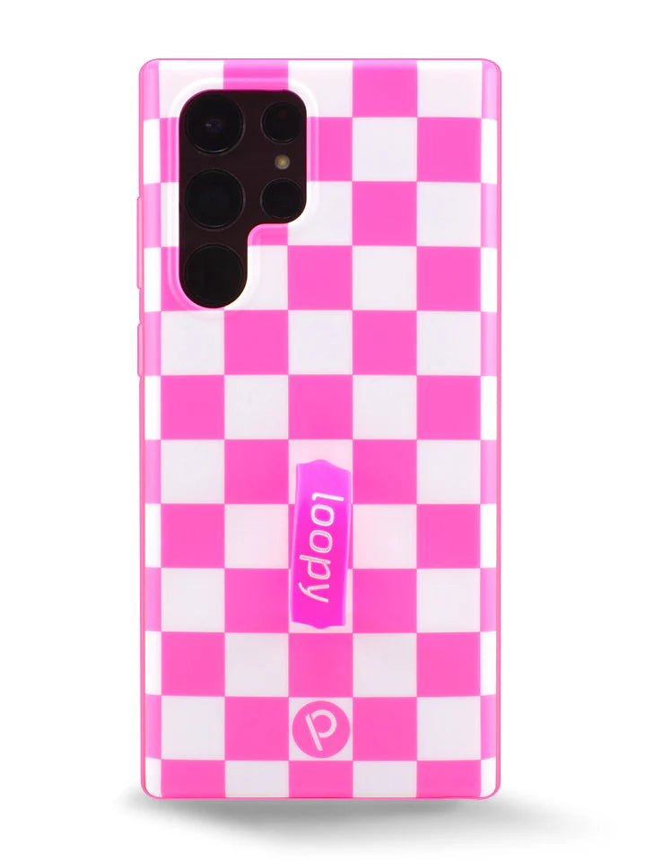 Pink Checkered