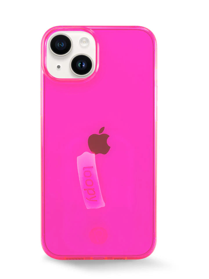 Clear Neon Pink