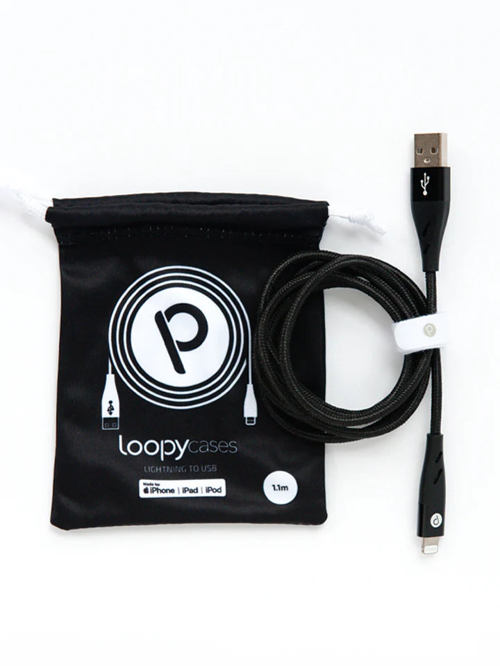 Loopy Charging Cables - Lightning to USB-A (1.1m)