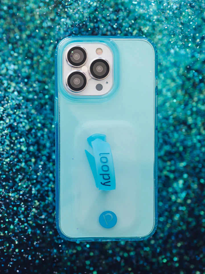 Clear Neon Blue