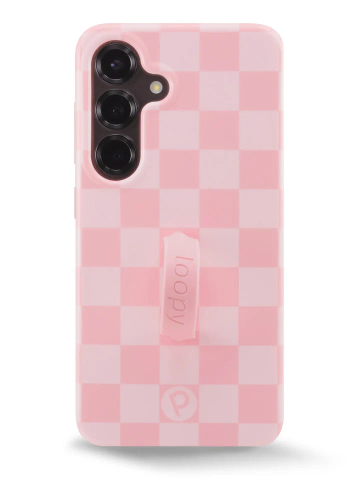Blush Checkered