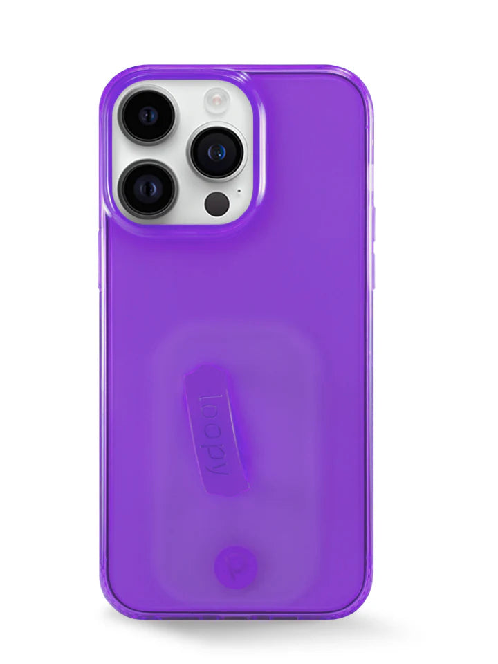 Clear Neon Purple